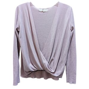 Urban Outfitters Pink Wrap Top Medium